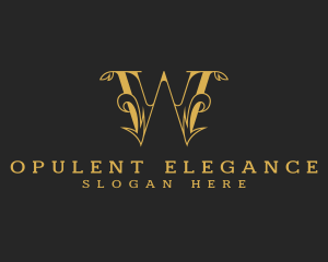 Baroque - Premium Baroque Boutique Letter W logo design