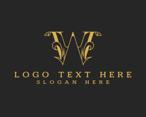 Baroque - Premium Baroque Boutique Letter W logo design