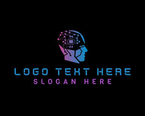 Brain - Cyber Robotic Technology logo design