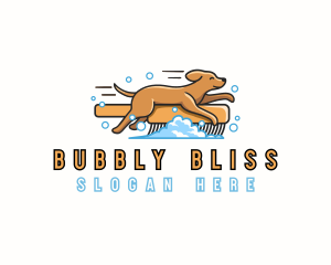 Dog Grooming Cleaning logo design