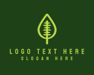 Essential Oil - Natural Leaf Garden logo design