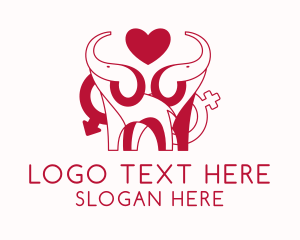 Lover - Elephant Matchmaking App logo design