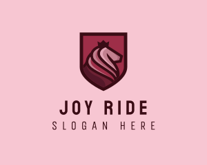 Royal Horse Shield logo design