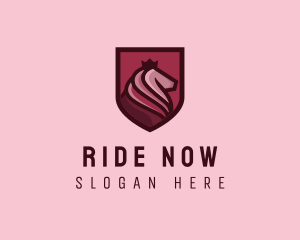 Royal Horse Shield logo design