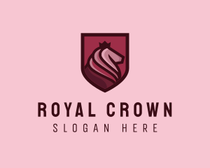 Royal Horse Shield logo design