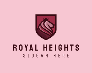 Royal Horse Shield logo design