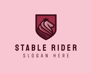 Royal Horse Shield logo design