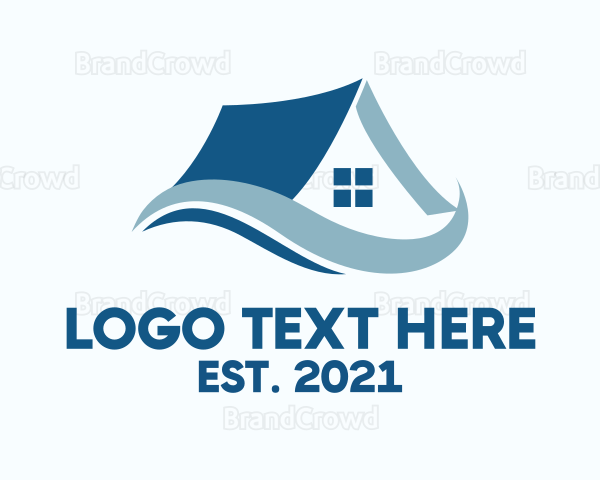 House Contractor Waves Logo