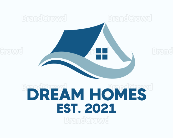 House Contractor Waves Logo