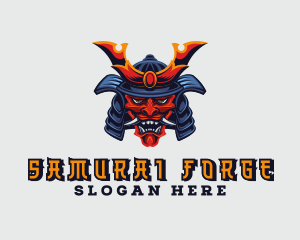 Samurai Demon Gaming logo design