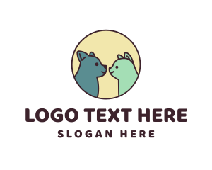 Animal Shelter - Vet Dog Cat logo design
