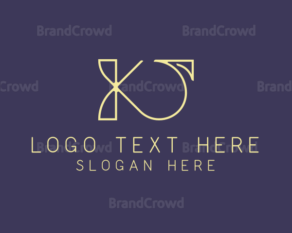 Elegant Stylist Letter K Logo