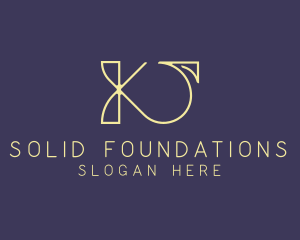 High End - Elegant Stylist Letter K logo design