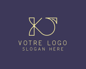 High End - Elegant Stylist Letter K logo design