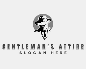 Mysterious Detective Man logo design