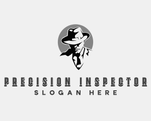 Inspector - Mysterious Detective Man logo design