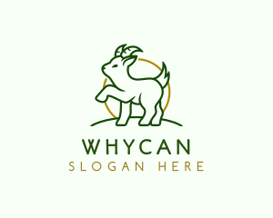 Tour - Goat Horn Animal logo design