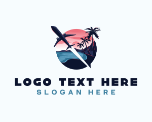 Coast - Travel Beach Destination logo design