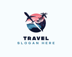 Travel Beach Destination logo design