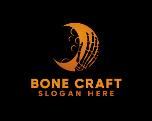 Bones - Mystic Moon Bone logo design