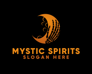 Mystic Moon Bone logo design