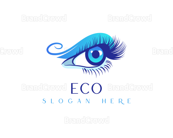 Feminine Eye Makeup Logo