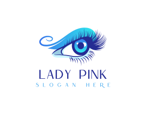 Eyeshadow - Feminine Eye Makeup logo design
