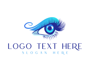 Brow Lounge - Feminine Eye Makeup logo design