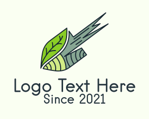 Herb - Garden Leaf Shovel logo design