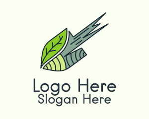 Garden Leaf Shovel  Logo