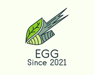 Organic Products - Garden Leaf Shovel logo design