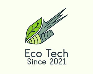 Ecosystem - Garden Leaf Shovel logo design