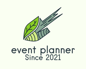 Eco Friendly - Garden Leaf Shovel logo design