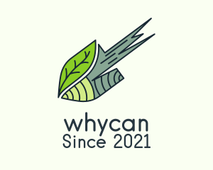 Ecosystem - Garden Leaf Shovel logo design