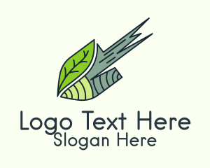 Garden Leaf Shovel  Logo