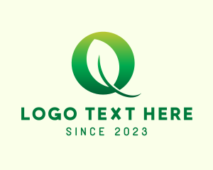 Sustainability - Nature Letter O logo design