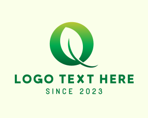 Letter O - Nature Letter O logo design