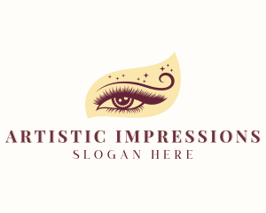 Makeup Artist Eyelashes  logo design