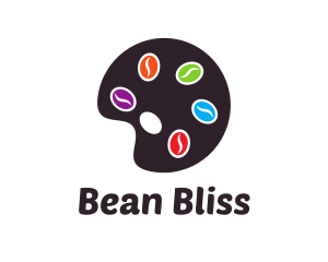 Bean Paint Palette logo design