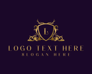 Royalty - Royalty Antler Ornament logo design
