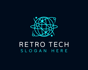 Global Tech Network logo design