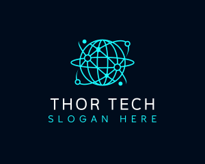 Global Tech Network logo design