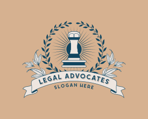 Legal Notary Stamp logo design