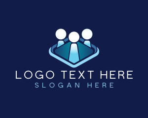Agent - People Group Employee logo design