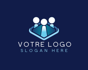 Office - People Group Employee logo design