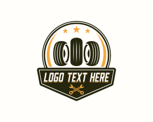 Car Dealer - Tire Repair Maintenance logo design