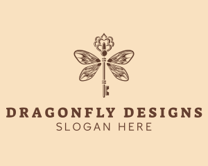 Luxury Wing Key logo design