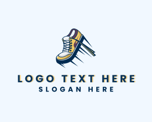 Fitness Activewear Sneakers Logo