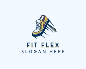 Fitness Activewear Sneakers logo design