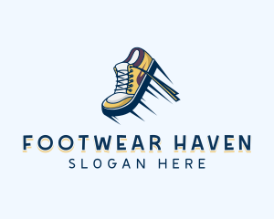 Fitness Activewear Sneakers logo design